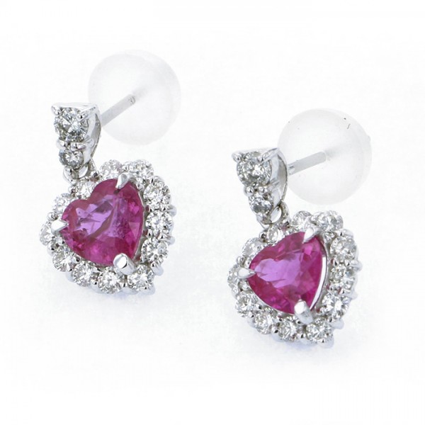 yukizakiselect ProperOther ユキザキセレクトジュエリー OTHER ホワイトゴールド ルビー ピアス 