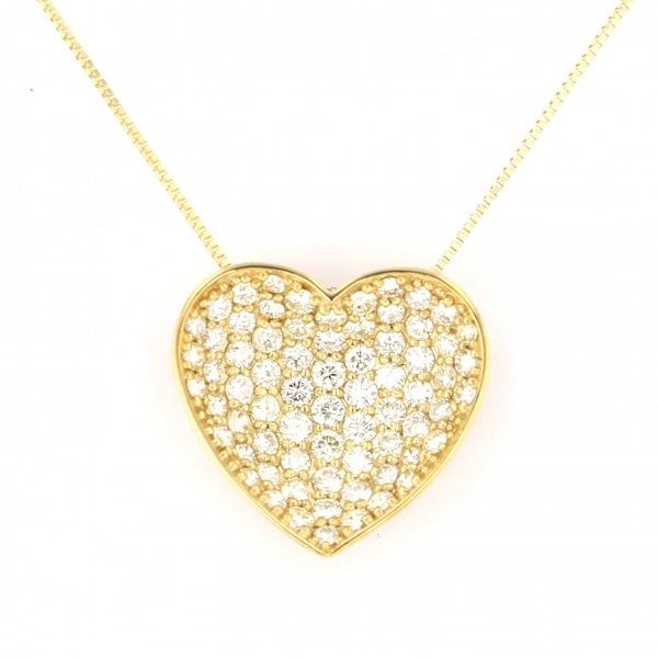 유키자키 ProperOther 유키자키 셀렉트 주얼리 OTHER K18YG 다이아몬드 하트 목걸이 