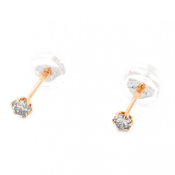 yukizakiselect ProperOther ユキザキセレクトジュエリー OTHER K18PG ダイヤモンド ピアス 