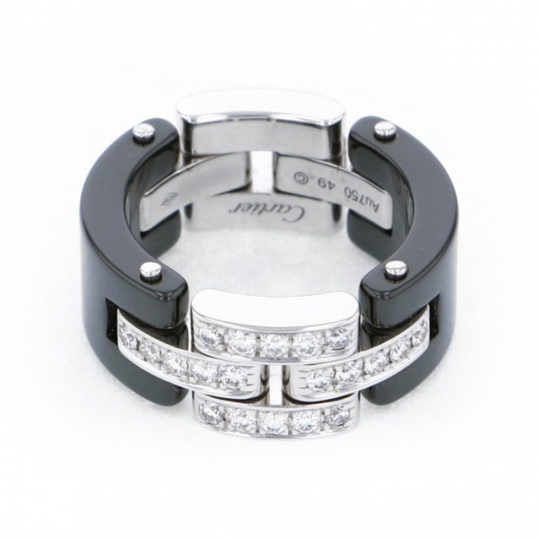 cartier maillon-panthere Cartier Mayon Pantale diamond Black ceramic 