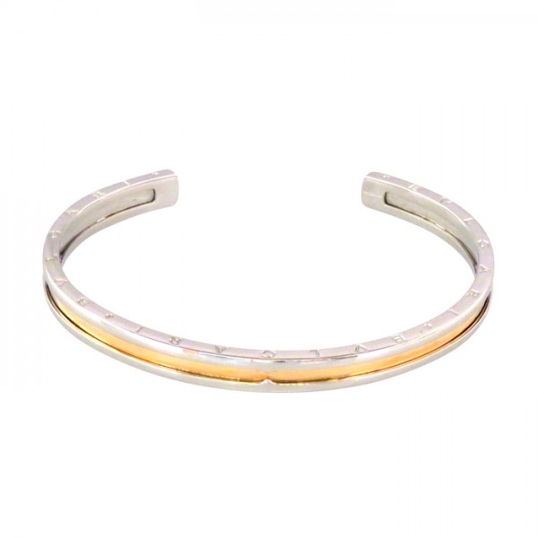 大幅値下げ✨️BVLGARI✨️極美品シルバーバングル BVLGARI ブルガリ B-zero1ブレスレット バングル Sサイズ WG