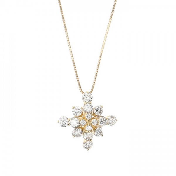 유키자키 ProperOther 유키자키 셀렉트 주얼리 OTHER K18 옐로우 골드 다이아몬드 목걸이 