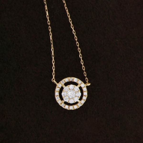 유키자키 ProperOther 유키자키 셀렉트 주얼리 OTHER K18 옐로우 골드 다이아몬드 목걸이 