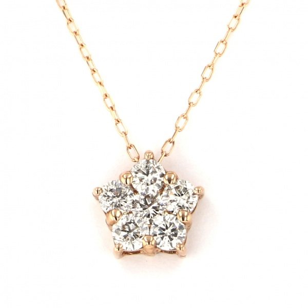 yukizakiselect ProperOther ユキザキセレクトジュエリー OTHER K18PG ダイヤモンド ネックレス 