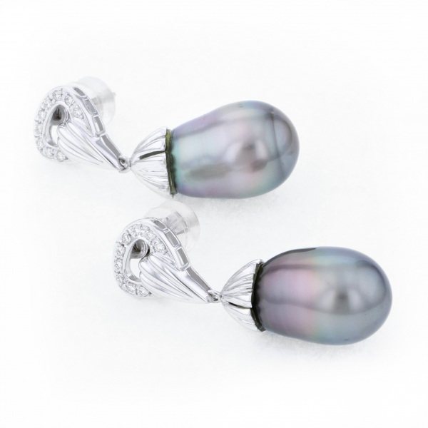 yukizakiselect pearl ユキザキセレクトジュエリー パール ホワイトゴールド パール ピアス 