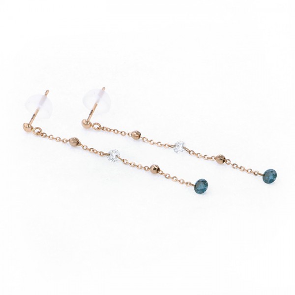 yukizakiselect ProperOther ユキザキセレクトジュエリー OTHER ピンクゴールド ダイヤモンド ピアス 