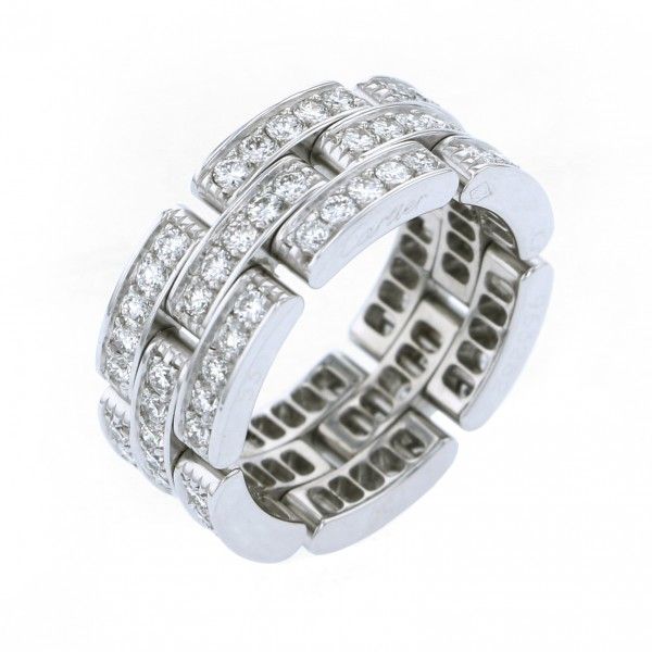 cartier maillon-panthere カルティエ マイヨンパンテール 3連パヴェダイヤモンド 