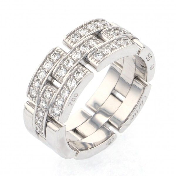 cartier maillon-panthere カルティエ マイヨンパンテール 3連ハーフパヴェダイヤモンド 