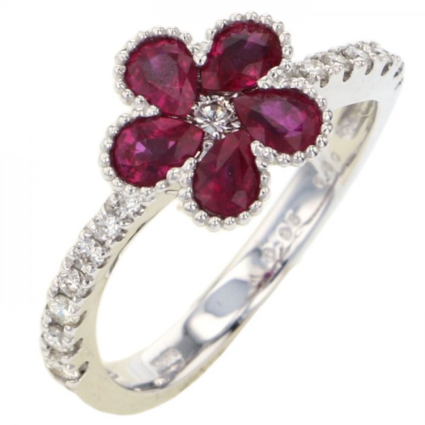 yukizakiselect ProperOther ユキザキセレクトジュエリー OTHER ホワイトゴールド ルビー ダイヤモンド 