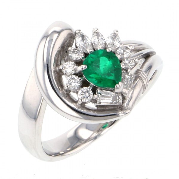 yukizakiselect ProperOther ユキザキセレクトジュエリー OTHER プラチナ エメラルド リング 