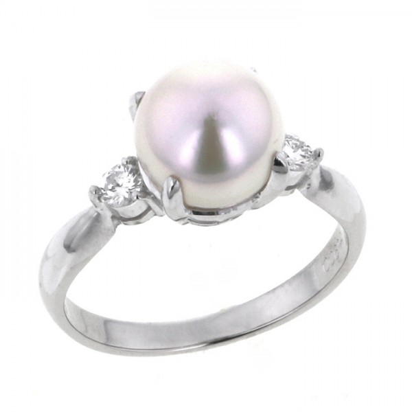 yukizakiselect pearl ユキザキセレクトジュエリー パール プラチナ パール リング 08b-0122-130