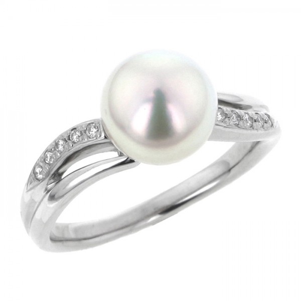 yukizakiselect pearl ユキザキセレクトジュエリー パール プラチナ パール リング 08b-0122-130