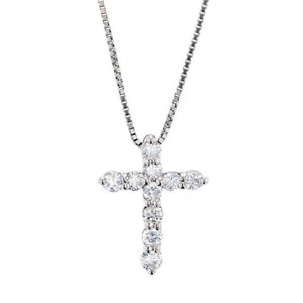 Yukizaki Select ProperOther Yukizaki Select Jewelry OTHER platinum diamond Cross necklace 