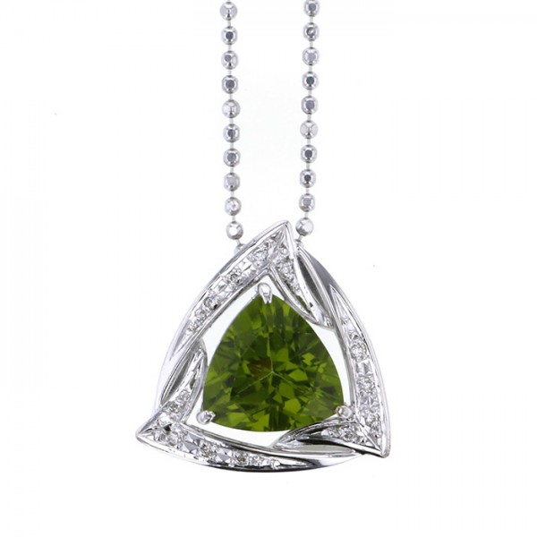 yukizakiselect ProperOther ユキザキセレクトジュエリー OTHER ペリドット ダイヤモンドネックレス 