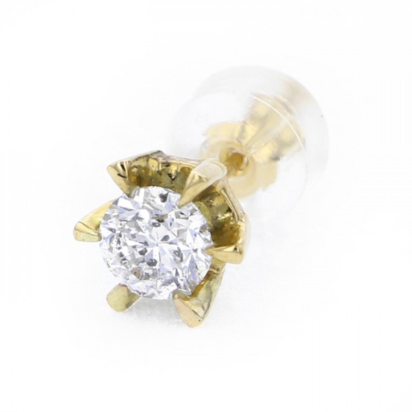 yukizakiselect 適當的其他 柚木﨑精選珠寶 其他 黃金 金鑽 耳環 僅一側 