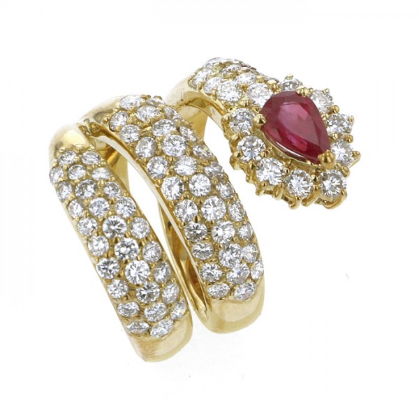 yukizakiselect ProperOther ユキザキセレクトジュエリー OTHER イエローゴールド ルビー リング 