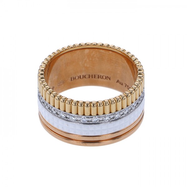boucheron quatre white ブシュロン キャトルホワイト ダイヤモンド ラージ jrg01599