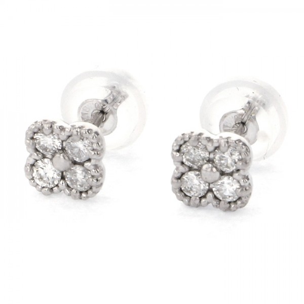 yukizakiselect 適當的其他 柚木﨑精選珠寶 其他 白金 金鑽 耳環 