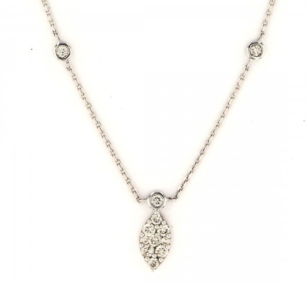 yukizakiselect ProperOther ユキザキセレクトジュエリー OTHER K18WG ダイヤモンド ネックレス 