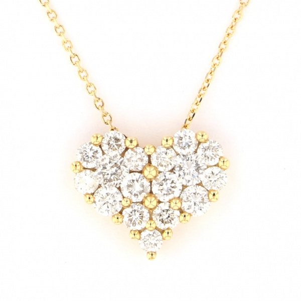 yukizakiselect ProperOther ユキザキセレクトジュエリー OTHER K18YG ダイヤモンド ハート ネックレス 