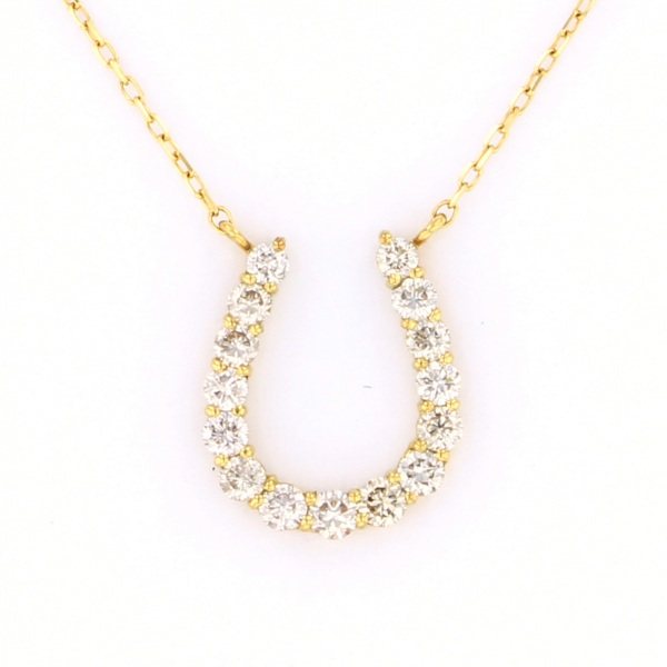 yukizakiselect ProperOther ユキザキセレクトジュエリー OTHER K18YG ダイヤモンド 馬蹄 ネックレス 