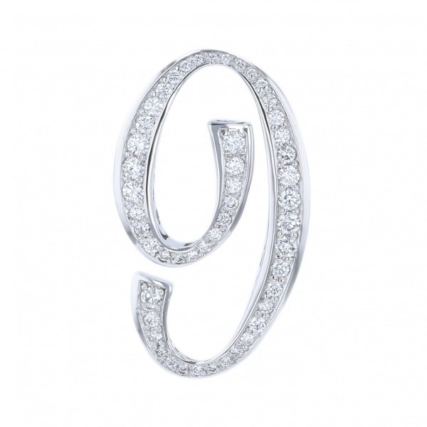 yukizaki nombre ユキザキ ノンブル ナンバーペンダントトップ【9】Lサイズ【正規品】 y.nombre.12.9.9.l