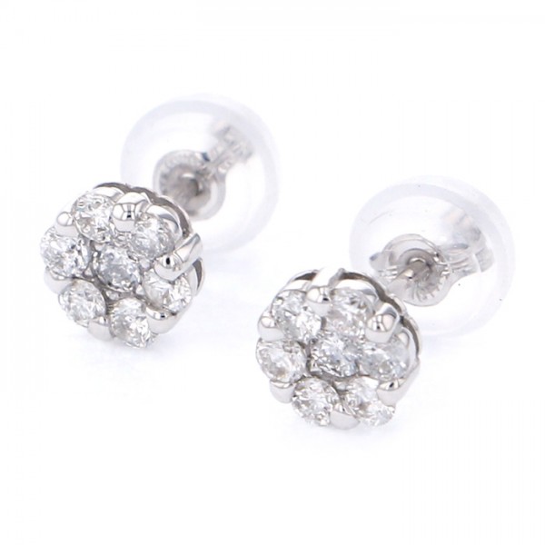 유키자키 ProperOther 유키자키 셀렉트 주얼리 OTHER 화이트 골드 다이아몬드 귀걸이 