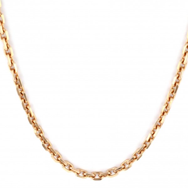 유키자키 chain 유키자키 셀렉트 주얼리 체인 핑크 골드 팥 2.0 4면 컷 목걸이 