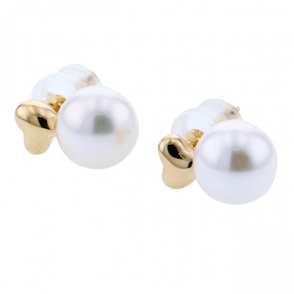 유키자키 진주 유키자키 셀렉트 주얼리 진주 옐로우 골드 아코 야 진주 귀걸이 