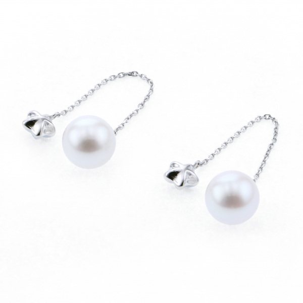 yukizakiselect pearl ユキザキセレクトジュエリー パール ホワイトゴールド アコヤパール ピアス 
