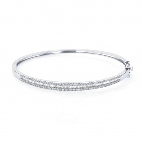 Yukizaki Select Baguette Yukizaki Select Jewelry baguette K18WG diamond Bangle 