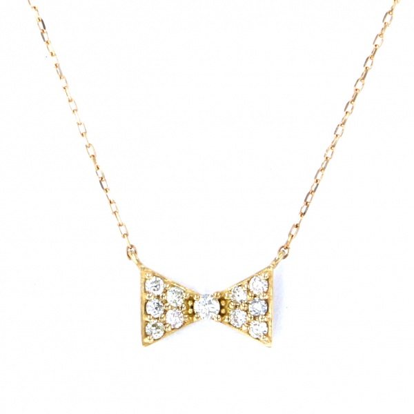 yukizakiselect ProperOther ユキザキセレクトジュエリー OTHER イエローゴールド ダイヤモンド リボン 