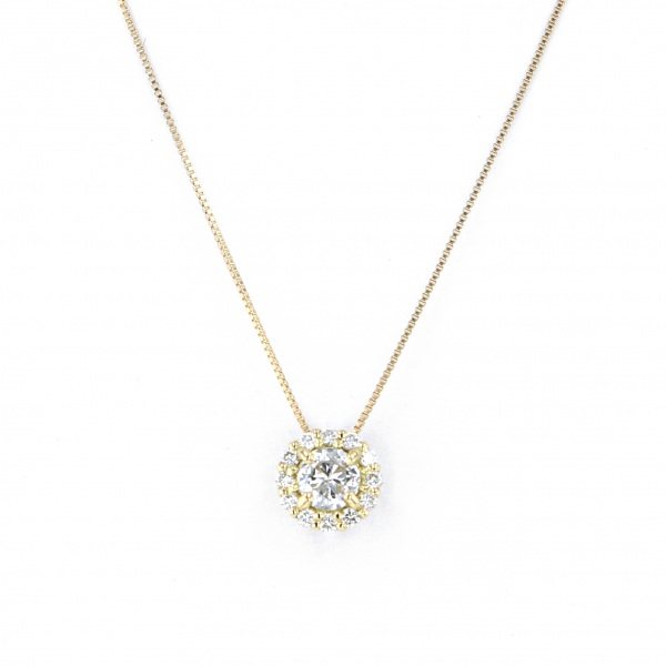 yukizakiselect  柚木﨑精选珠宝  黄金 金钻 项链 n10897b