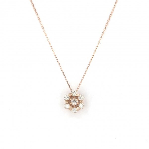 yukizakiselect ProperOther ユキザキセレクトジュエリー OTHER ピンクゴールド ダイヤモンド ネックレス n14536b