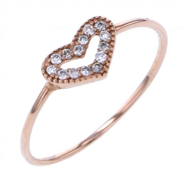 yukizakiselect ProperOther ユキザキセレクトジュエリー OTHER ピンクゴールド ダイヤモンド ハート 