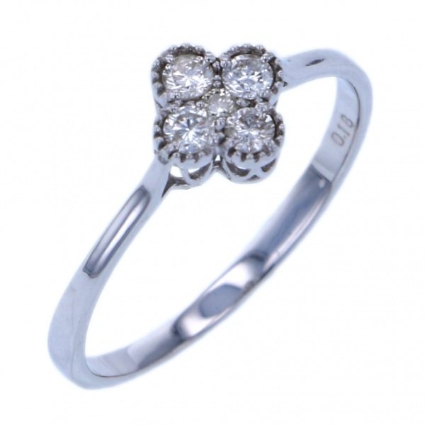 유키자키 ProperOther 유키자키 셀렉트 주얼리 OTHER 화이트 골드 다이아몬드 링 