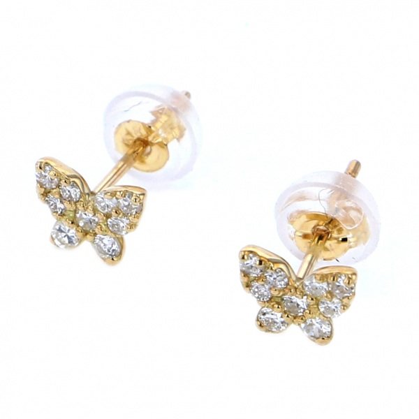 yukizakiselect ProperOther ユキザキセレクトジュエリー OTHER イエローゴールド ダイヤモンド 蝶 