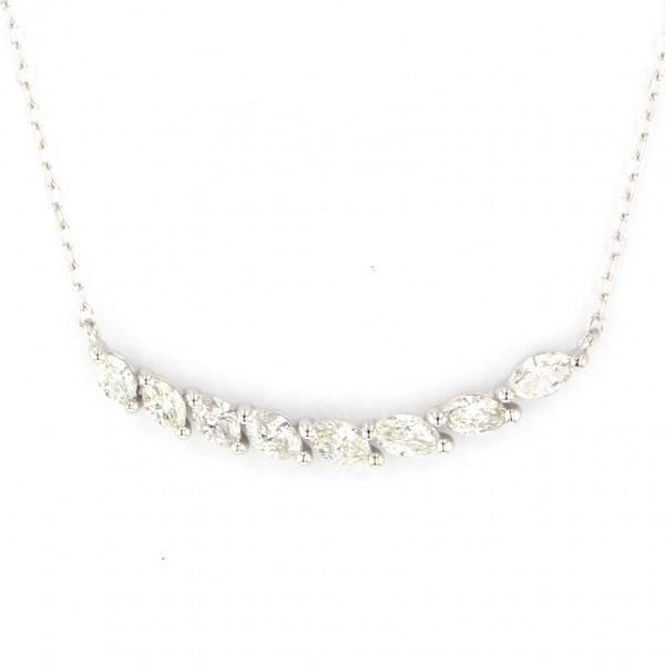 yukizakiselect ProperOther ユキザキセレクトジュエリー OTHER K18WG ダイヤモンド ネックレス n15012b