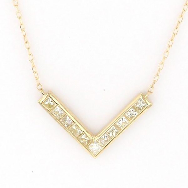 yukizakiselect ProperOther ユキザキセレクトジュエリー OTHER K18YG ダイヤモンド ネックレス n14890b