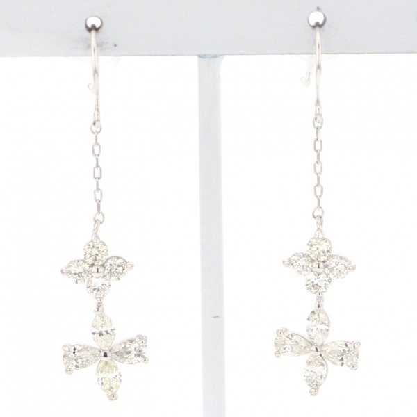 yukizakiselect ProperOther ユキザキセレクトジュエリー OTHER K18WG ダイヤモンド ピアス p14930b