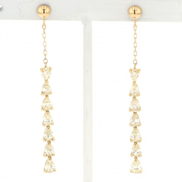 yukizakiselect ProperOther ユキザキセレクトジュエリー OTHER K18YG ダイヤモンド ピアス p15014b