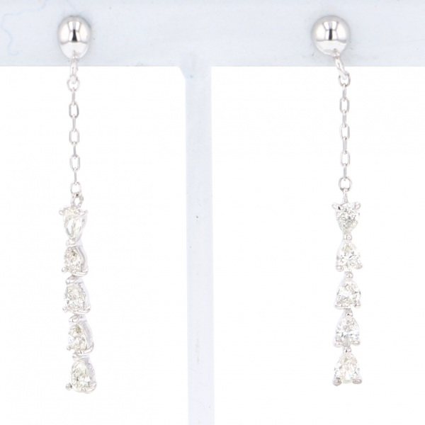 yukizakiselect ProperOther ユキザキセレクトジュエリー OTHER K18WG ダイヤモンド ピアス p14928b