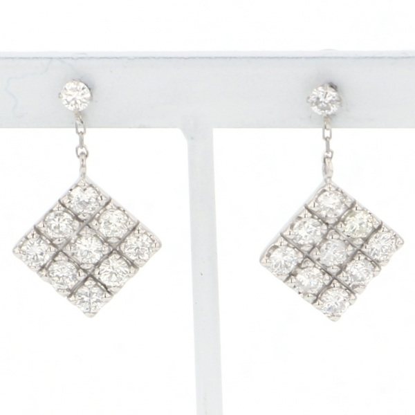 yukizakiselect 適當的其他 柚木﨑精選珠寶 其他 PT900 金鑽 耳環 p14704a