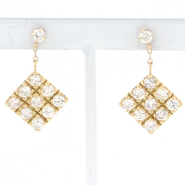 yukizakiselect ProperOther ユキザキセレクトジュエリー OTHER K18YG ダイヤモンド ピアス p14704b