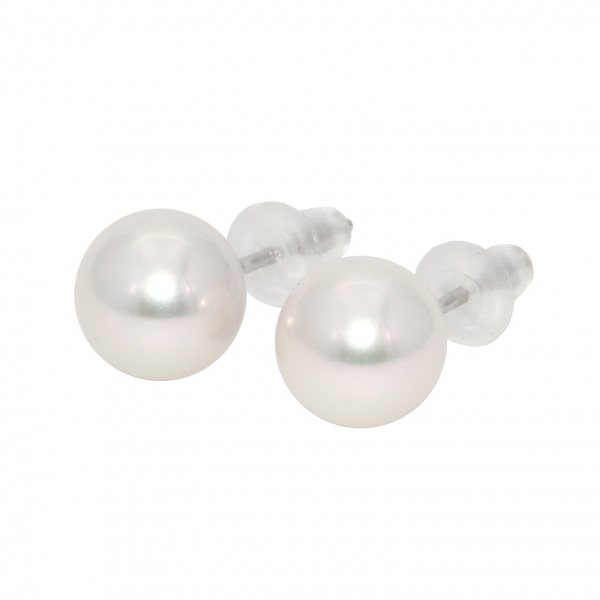 yukizakiselect pearl ユキザキセレクトジュエリー パール K18WG アコヤパール ピアス 