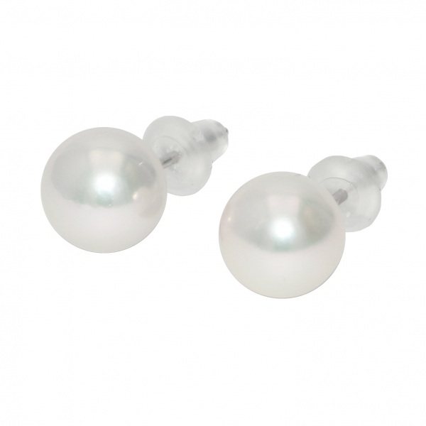 yukizakiselect pearl ユキザキセレクトジュエリー パール K18WG アコヤパール ピアス 