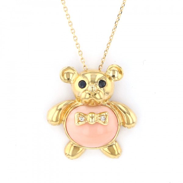 yukizakiselect ProperOther ユキザキセレクトジュエリー OTHER K18イエローゴールド サンゴ ネックレス 