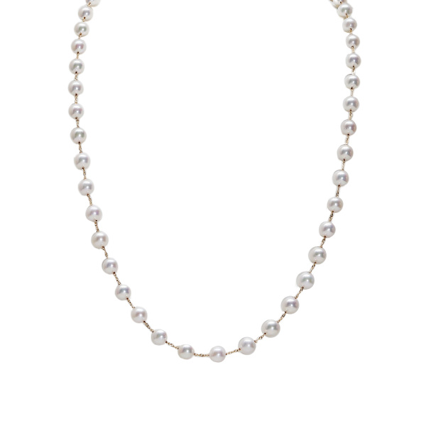 yukizakiselect pearl ユキザキセレクトジュエリー パール ステーション ロング 55珠 ベビーパール 2珠 