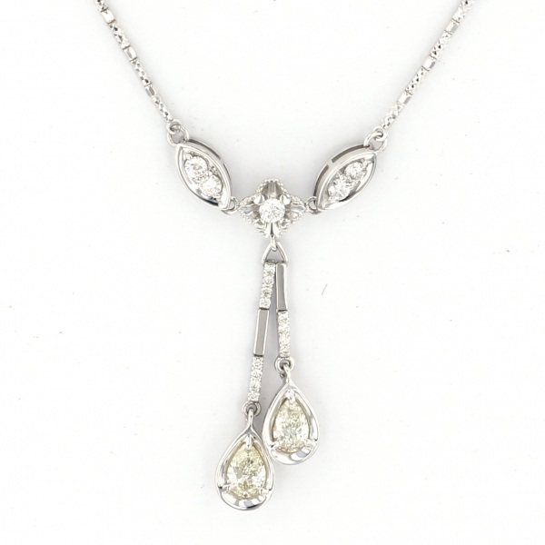 Yukizaki Select  Yukizaki Select Jewelry  White Gold diamond necklace w31615