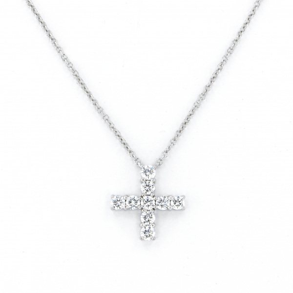 harrywinston symbols ハリー・ウィンストン シンボルズ プラチナ ラウンド ミニクロス ペンダント 